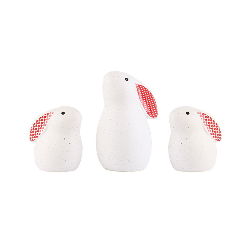Rabbit-themed decorative piece ¨C a serene, artistic, and fresh-style desktop ornament