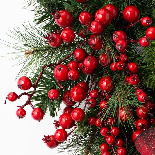 Red berry garland ¨C Christmas door decoration garland
