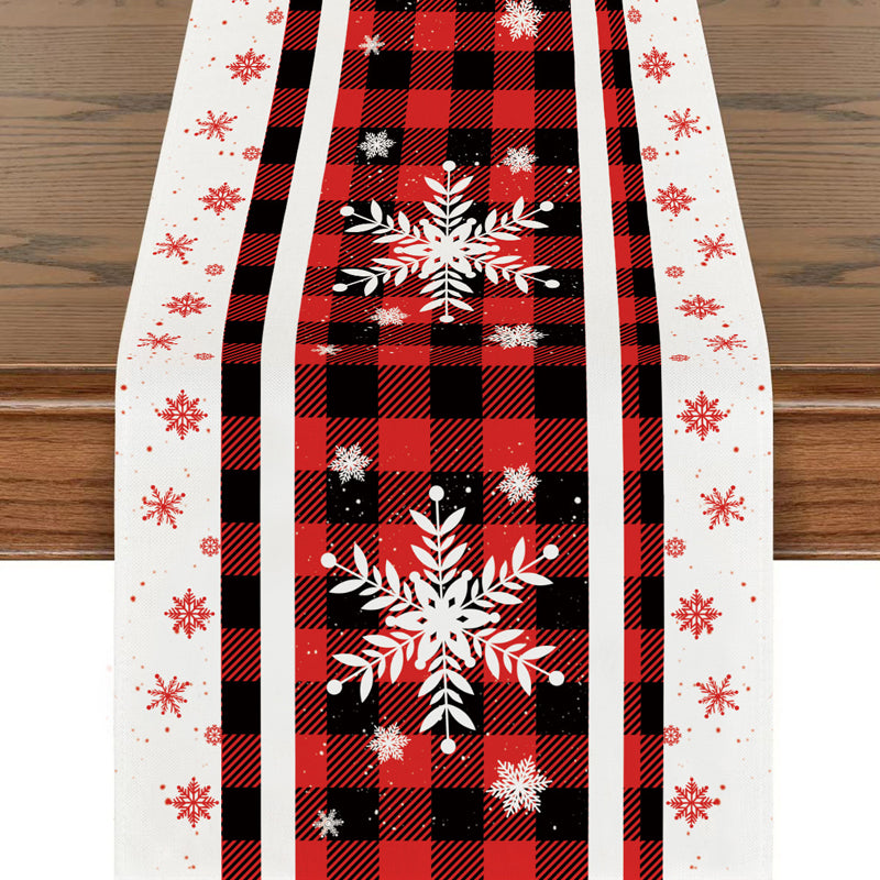 Polyester printed table flags for Western restaurant table setting