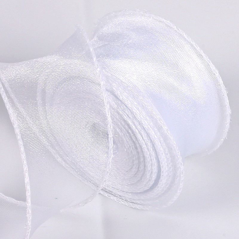 Fishtail-style sheer ribbon for floral packaging and DIY bows¡ªideal for decorating cakes and gifts