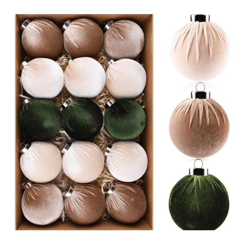 Felt flocking Christmas ball ¨C Christmas tree ornament and decorative pendant