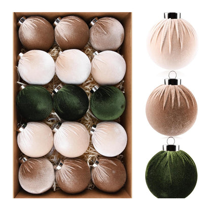 Felt flocking Christmas ball ¨C Christmas tree ornament and decorative pendant