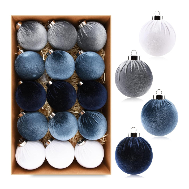 Felt flocking Christmas ball ¨C Christmas tree ornament and decorative pendant