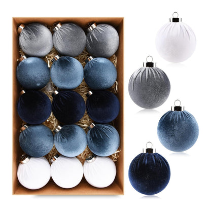 Felt flocking Christmas ball ¨C Christmas tree ornament and decorative pendant