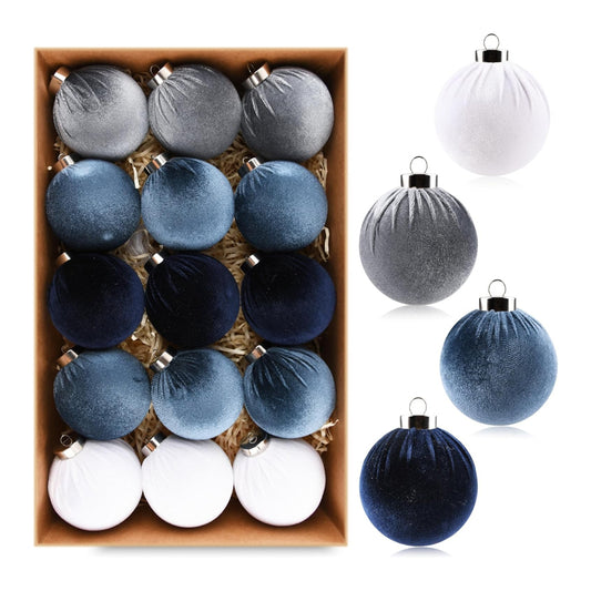 Felt flocking Christmas ball ¨C Christmas tree ornament and decorative pendant