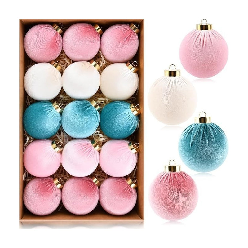 Felt flocking Christmas ball ¨C Christmas tree ornament and decorative pendant