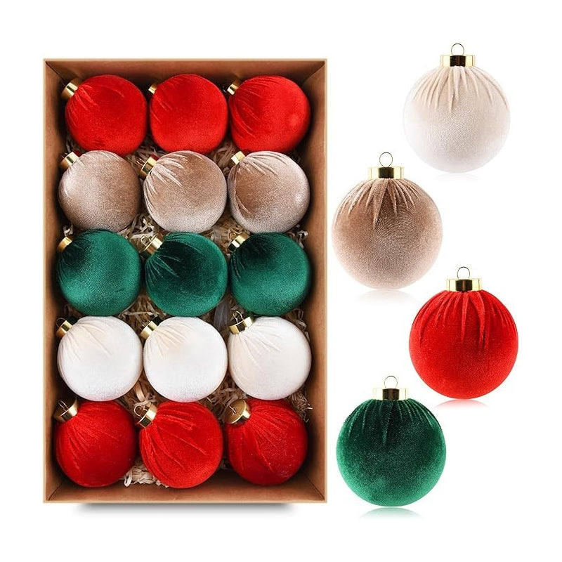 Felt flocking Christmas ball ¨C Christmas tree ornament and decorative pendant