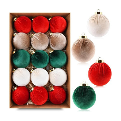 Felt flocking Christmas ball ¨C Christmas tree ornament and decorative pendant