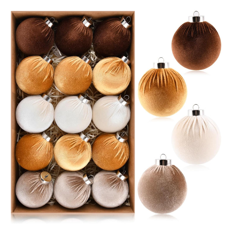 Felt flocking Christmas ball ¨C Christmas tree ornament and decorative pendant