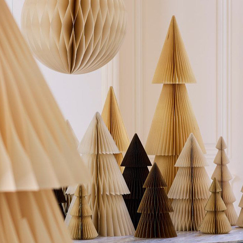 Christmas Ornaments & Origami Tree Decorations ¨C Creative Festive Decor for Shop Windows, Malls, and Holiday Ambiance