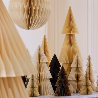 Christmas Ornaments & Origami Tree Decorations ¨C Creative Festive Decor for Shop Windows, Malls, and Holiday Ambiance