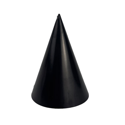 Solid-color cone-shaped birthday party hat / Plain triangular party hat