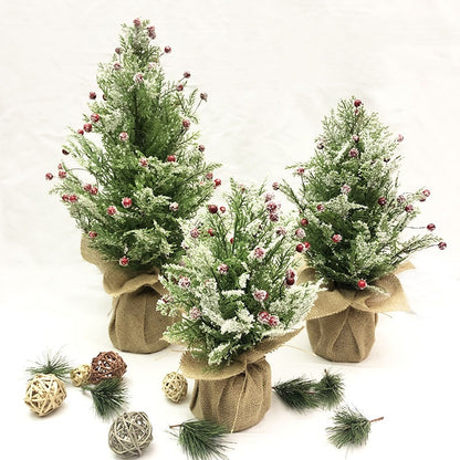Artificial Christmas Tree / Tabletop Holiday Decoration ¨C Pine Cone Style