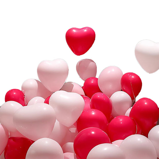 10-Inch Macaron Heart-Shaped Balloons ¨C Romantic Decor for Weddings, Proposals, Parties, and Birthdays