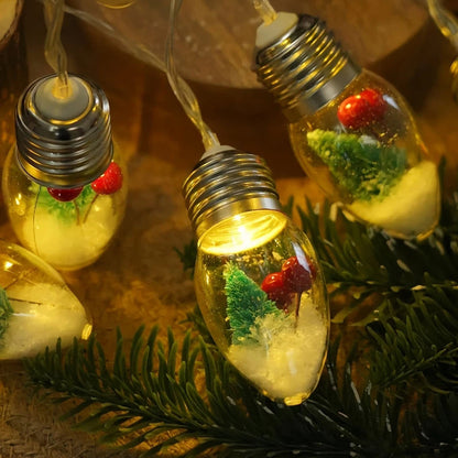 Snowball string lights ¨C indoor LED decorative light bulbs, string lights, and Christmas lights