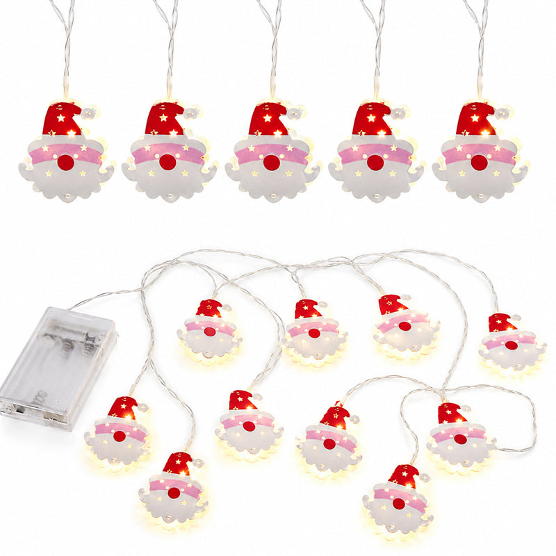 LED Santa Claus decorative lights ¨C festive party string lights