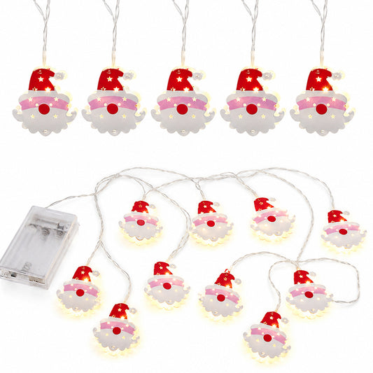 LED Santa Claus decorative lights ¨C festive party string lights