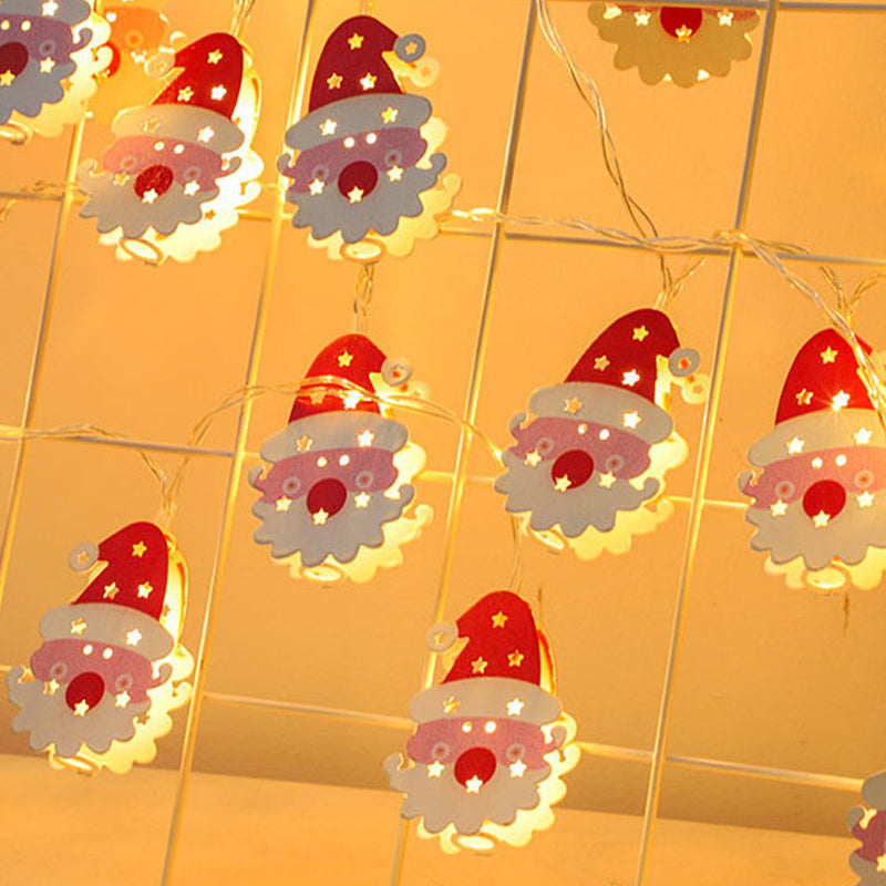 LED Santa Claus decorative lights ¨C festive party string lights