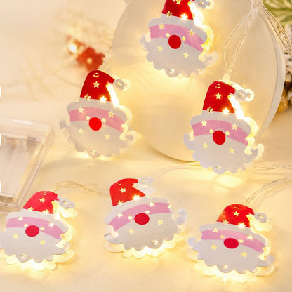 LED Santa Claus decorative lights ¨C festive party string lights