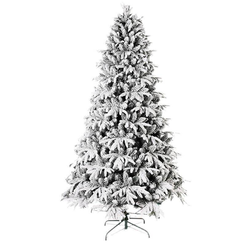 Snowfall Christmas Tree ¨C White Felted Snowscape