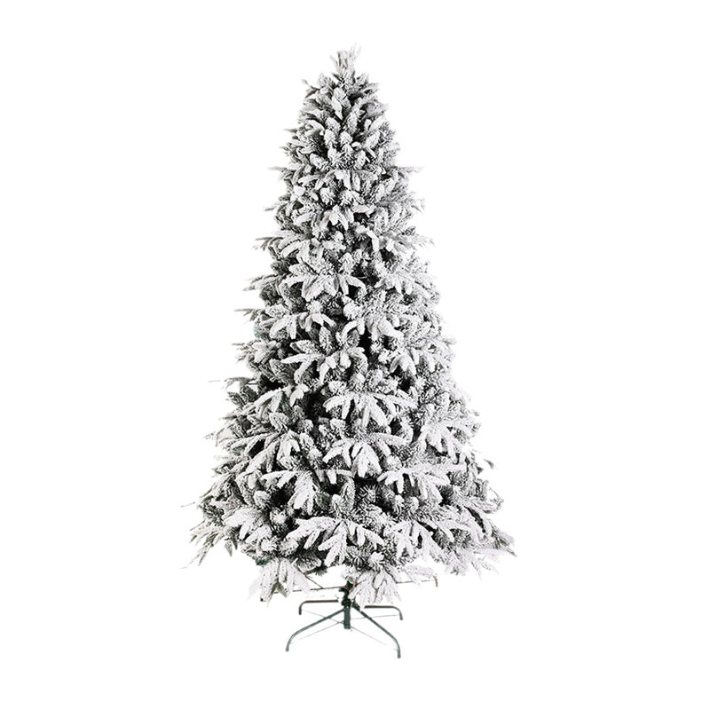 Snowfall Christmas Tree ¨C White Felted Snowscape