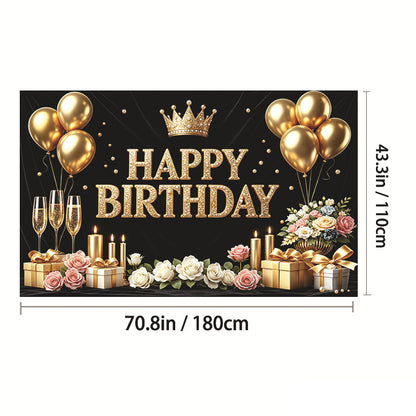 Birthday backdrop party decorations ¨C a wide range of thematic scene arrangements and birthday banners