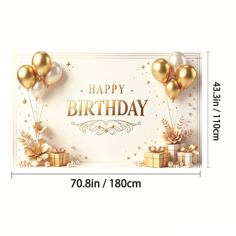 Birthday backdrop party decorations ¨C a wide range of thematic scene arrangements and birthday banners