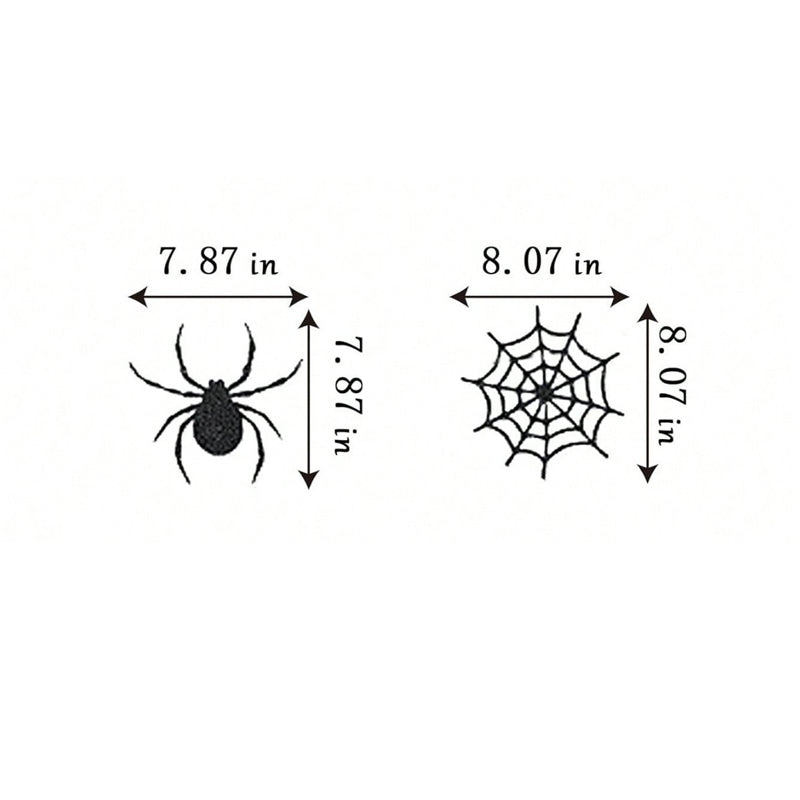 Paper-cutting and floral decoration party scene setup prop ¨C Spider Banner