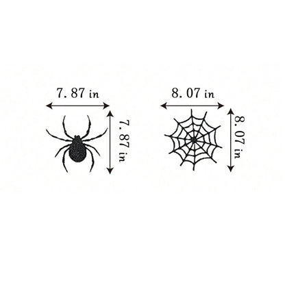 Paper-cutting and floral decoration party scene setup prop ¨C Spider Banner