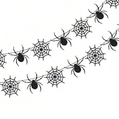 Paper-cutting and floral decoration party scene setup prop ¨C Spider Banner