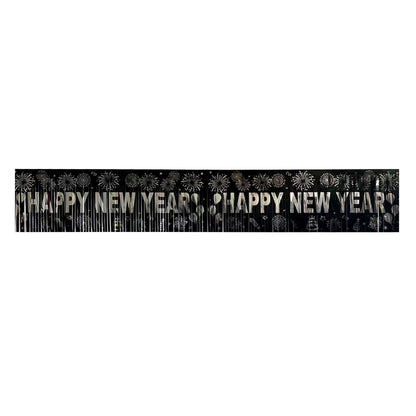 Happy New Year ¨C pinned banner with tassels