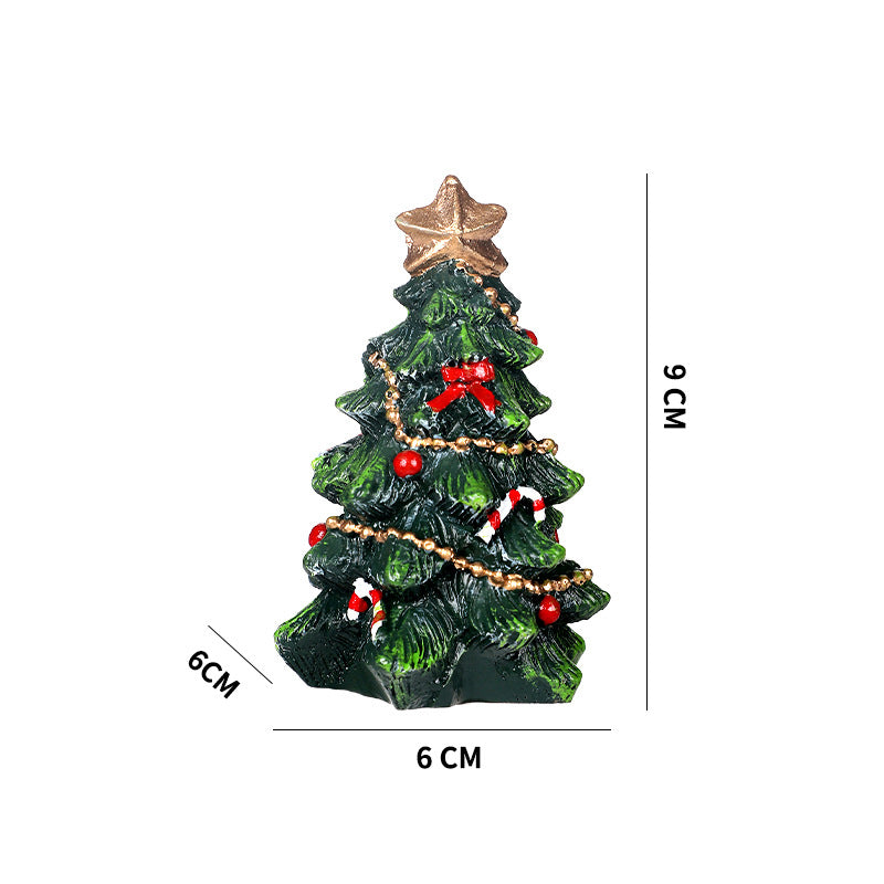 Resin Mini Christmas Tree Ornament