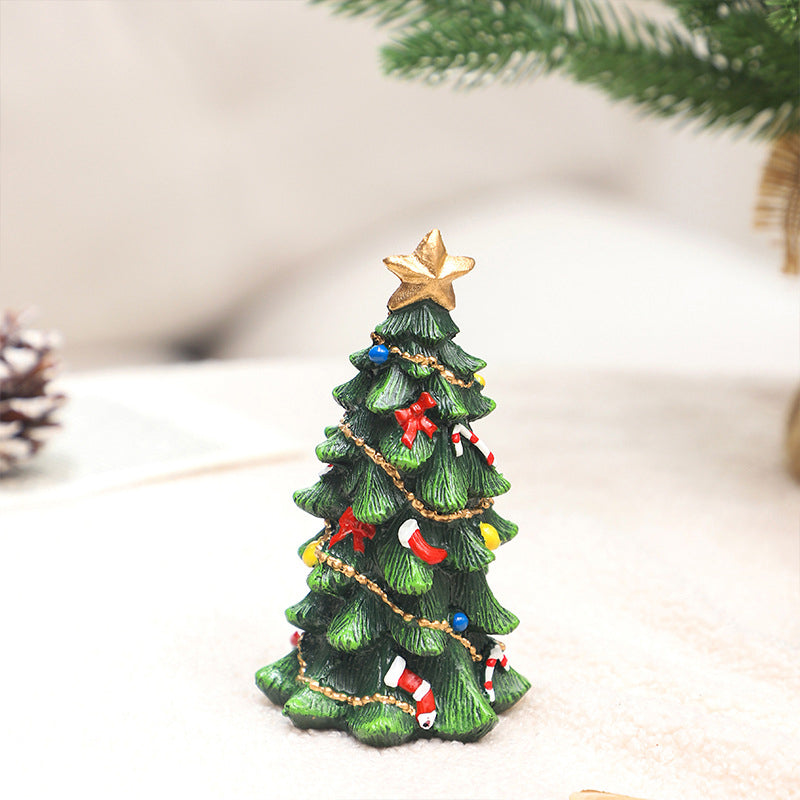 Resin Mini Christmas Tree Ornament