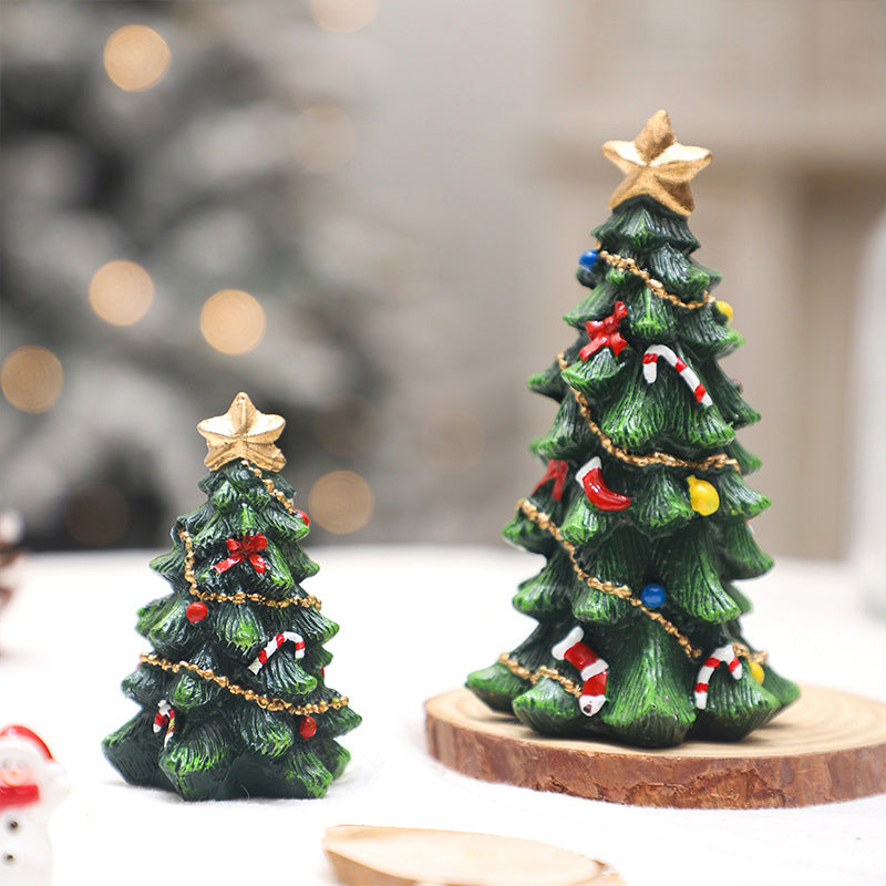 Resin Mini Christmas Tree Ornament