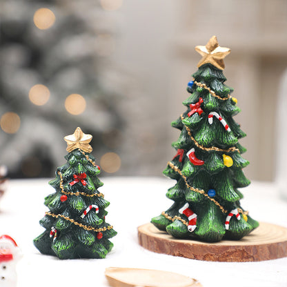Resin Mini Christmas Tree Ornament