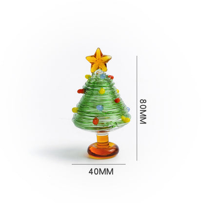 Colorful Star Glass Christmas Tree Decoration