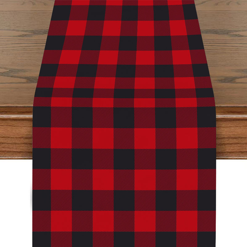 Polyester printed table flags for Western restaurant table setting