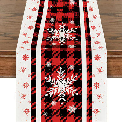 Polyester printed table flags for Western restaurant table setting