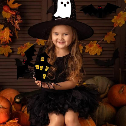 Halloween 22-Piece Photo Prop Set (Pumpkins, Ghosts, Haunted Houses, Bats)
