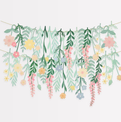 Double-Sided Floral Garland ¨C Hanging Decoration for Children's Day Shop Windows, Kids' Rooms, and Birthday Parties