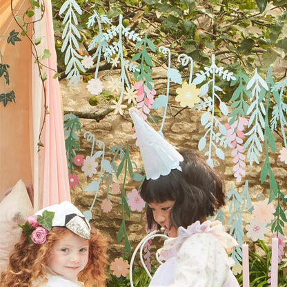 Double-Sided Floral Garland ¨C Hanging Decoration for Children's Day Shop Windows, Kids' Rooms, and Birthday Parties