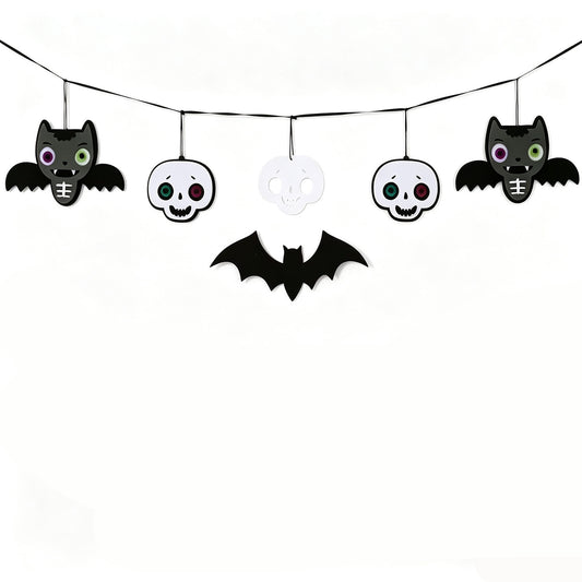 Halloween Party Decorations: Colorful Letter Banners and Garlands ¨C Ideal for Bars, Malls, and Shop Window Displays