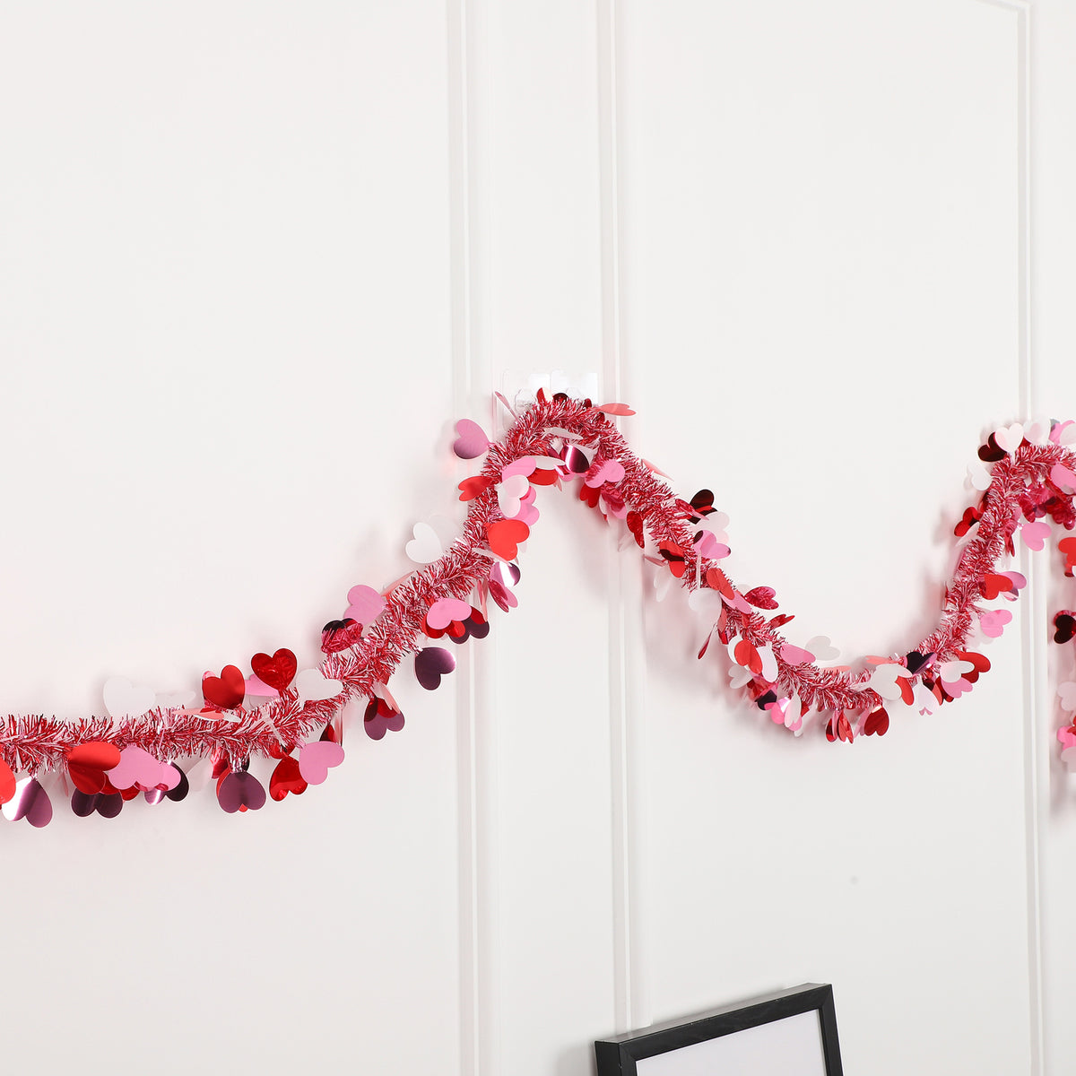 2m Colorful Easter Streamers ¨C Macaron-Colored Heart Garlands for Kindergarten Openings, Birthdays, and Graduation Parties
