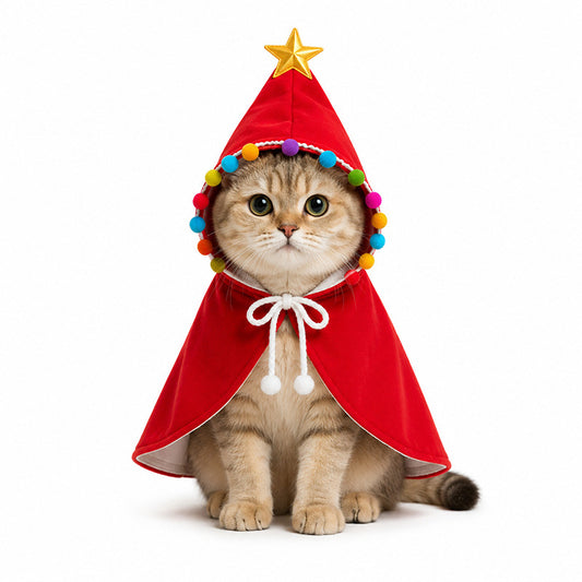 Christmas Hooded Cape/Cloak ¨C Matching Outfits for Owners and Pets