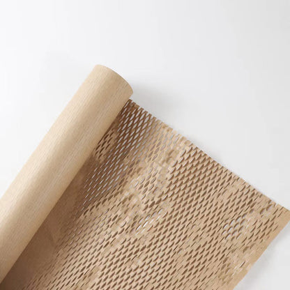 Biodegradable eco-friendly kraft honeycomb paper for cushioning and wrapping¡ªideal for bouquets and gifts