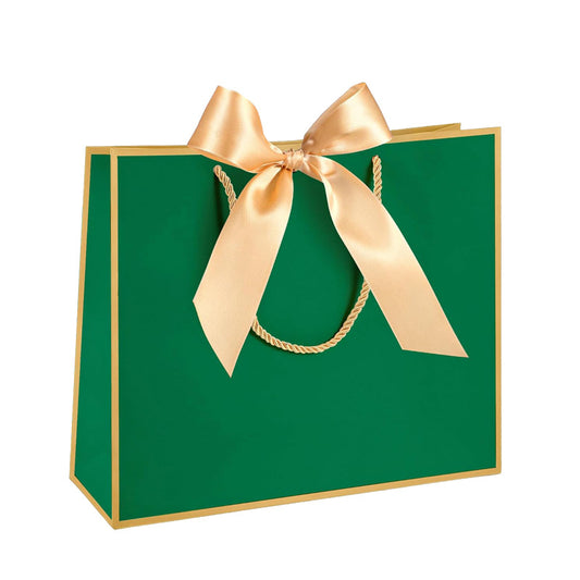 Colorful, Exquisitely Designed Paper Gift/Shopping Bag with Bow and Square Bottom (Suitable for Clothing)