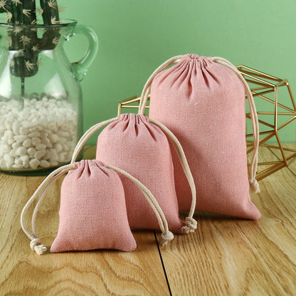 Colored Cotton Drawstring Bags ¨C Blank Small Gift Pouches, Storage Bags, and Jewelry Packaging