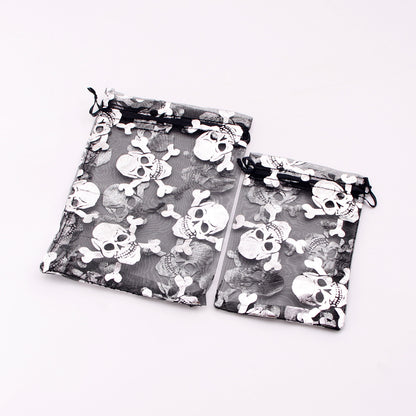 Halloween-themed mesh candy bags¡ªperfect for trick-or-treating, gift-giving, and festive decor