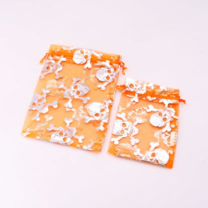 Halloween-themed mesh candy bags¡ªperfect for trick-or-treating, gift-giving, and festive decor