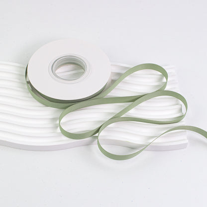 Double-sided matte ribbon for floral arrangements, cakes, and gift box bows